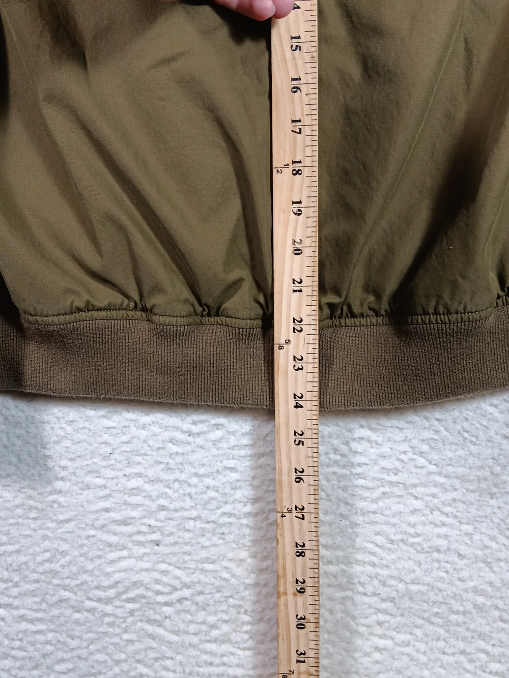 J Crew Jacket Mens Large Olive Green Military Flight Bomber G7583